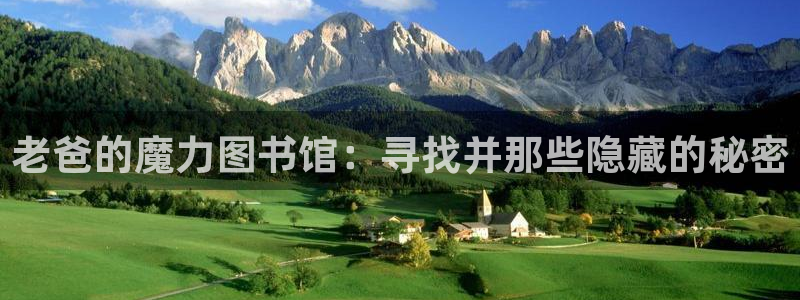 极悦娱乐网站：老爸的魔力图书馆：寻找并那些隐藏的秘密